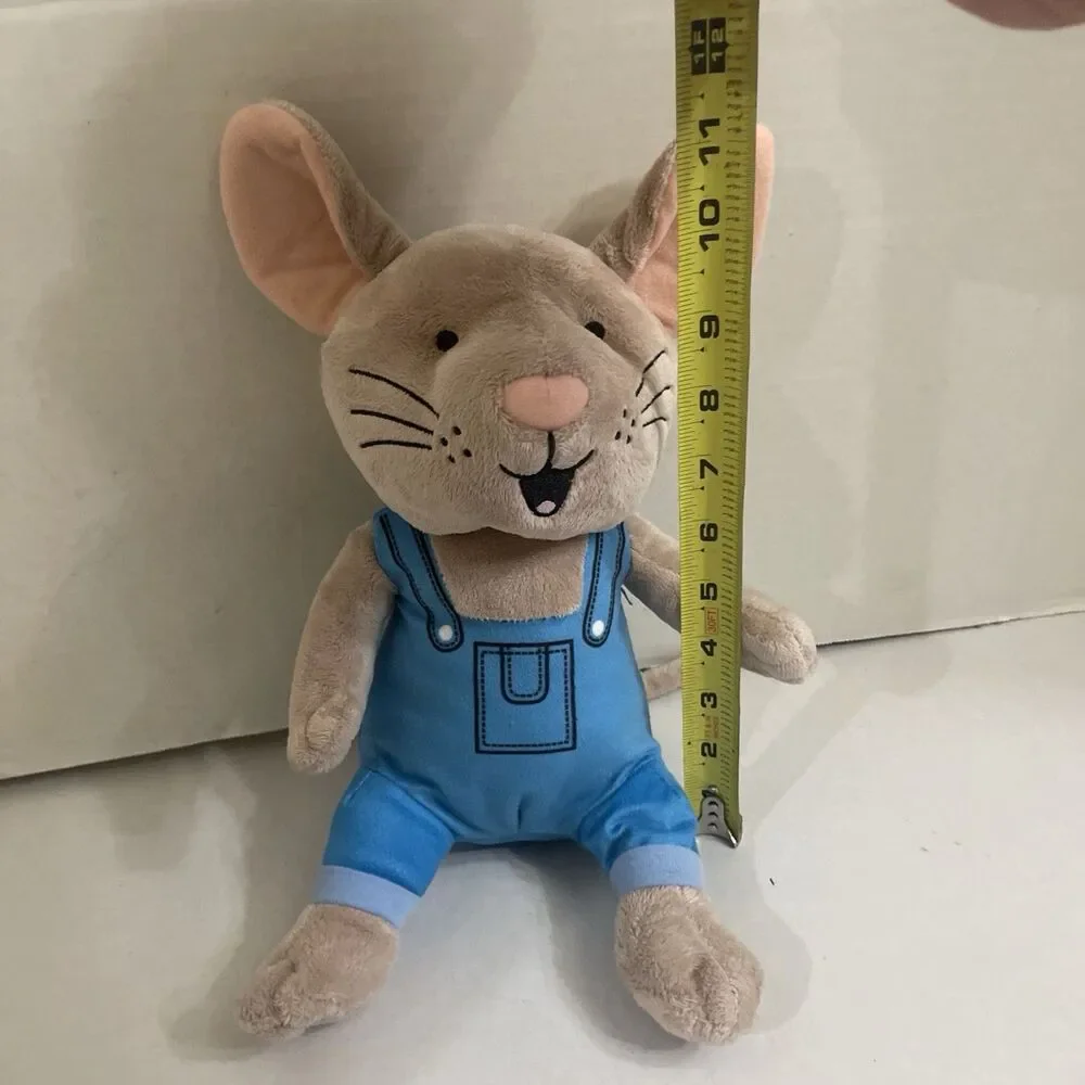 Kohls Cares If You Give A Mouse A Cookie Plush Stuffed Animal Blue Overall 13”